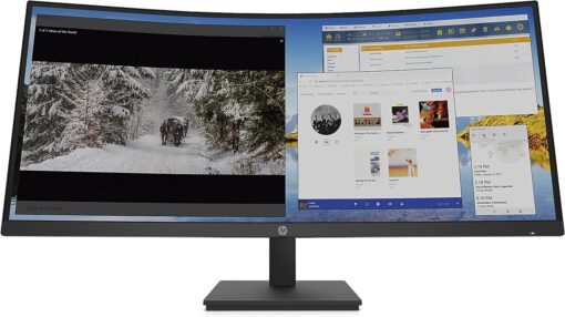 HP M34D 34-inch Curved Monitor VA WQHD 100Hz Display (3440 x 1440) - Image 2