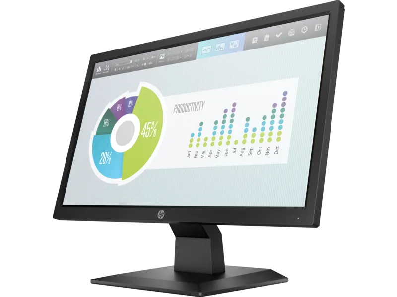 HP P22v G4 22 Inch HD LED Monitor (9TT53AA) HDMI + VGA - Image 2