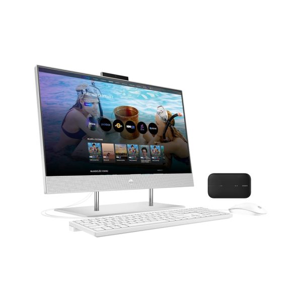 HP All-In-One 24 AMD Ryzen 3 4300u 8GB RAM 256GB SSD 24 Inches