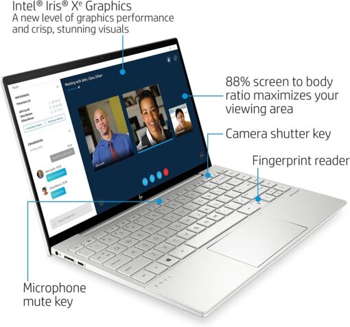 Hp Envy 13 Intel Core i5 11th Gen 8GB RAM 512GB SSD 13.3 Inches - Image 3