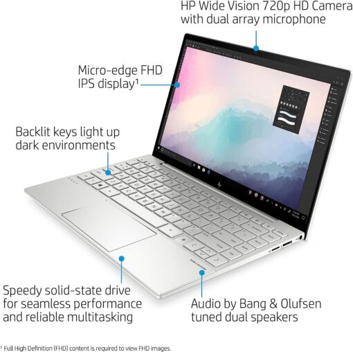Hp Envy 13 Intel Core i5 11th Gen 8GB RAM 512GB SSD 13.3 Inches - Image 2