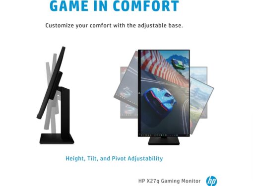 HP X27q 27 Inches QHD IPS HDR Gaming Monitor 1ms response 165Hz - Image 3