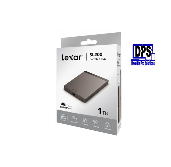 Lexar SL200 1TB Portable External SSD USB Type-C