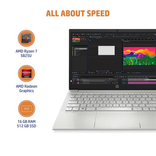 HP Pavilion 14 AMD Ryzen 7 8GB RAM 512GB SSD 14 inch - Image 3