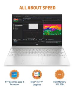 Alternative view of HP Pavilion 15 Core i5 11th Gen 8GB RAM 256GB SSD 15.6 Inches