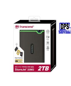 Transcend Store Jet 25M3 2TB External Hard Drive 2.5-inch USB3.1