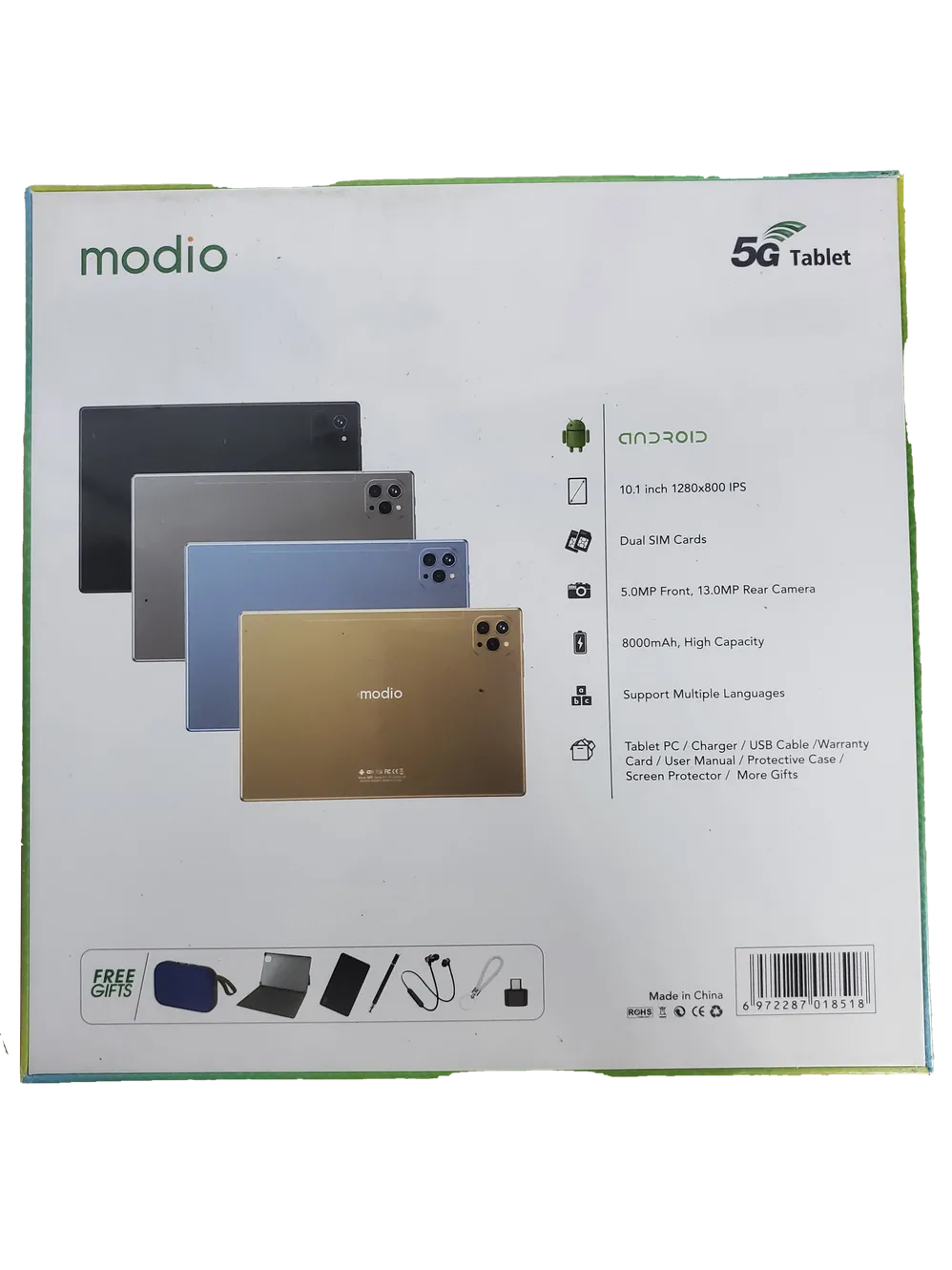 Learning Tablet Modio M30 10.1 Inch 5G with Wireless Keyboard 8GB Ram 512GB - Image 2