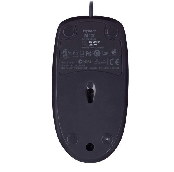 Logitech M90 USB Optical Mouse - Image 2