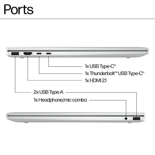 HP Envy 16 x360 2-in-1 Laptop, 16", Touch screen, Intel® Core™ Ultra 7, 16GB RAM, 1TB SSD, 2K - Image 4