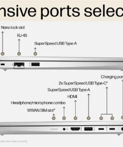 Alternative view of HP PROBOOK 450 G10, Intel Core i5, 16 GB RAM,  512 GB NVMe™ SSD, 15.6" FHD
