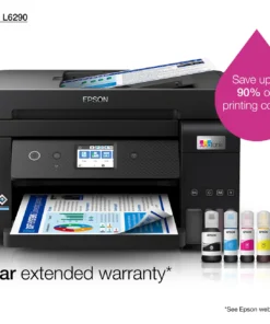 Alternative view of EPSON L6290 PRINTER- Print, Scan, Copy and Fax- Ethernet & Wi-Fi Direct, Auto-Duplex printing, ADF