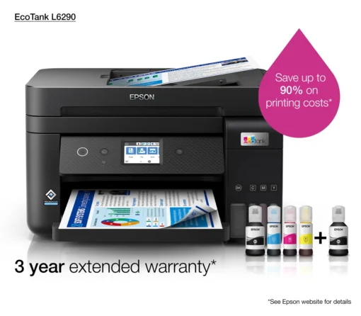 EPSON L6290 PRINTER- Print, Scan, Copy and Fax- Ethernet & Wi-Fi Direct, Auto-Duplex printing, ADF - Image 2