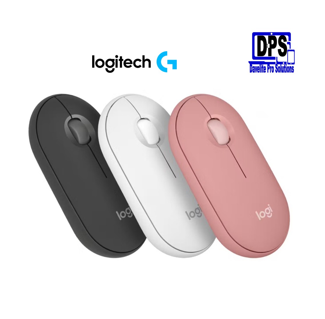 Logitech M350S Pebble 2, Bluetooth Mouse, Dongless - Tonal Graphite (910-007015)