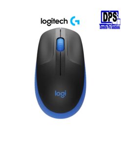 Logitech M191 Mouse, Full-size wireless - Blue (910-005909)