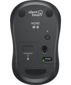 Alternative view of Logitech M240 SILENT, Bluetooth Mouse - Graphite (910-007119)