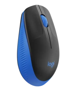 Alternative view of Logitech M191 Mouse, Full-size wireless - Blue (910-005909)