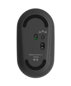 Alternative view of Logitech M350S Pebble 2, Bluetooth Mouse, Dongless - Tonal Graphite (910-007015)