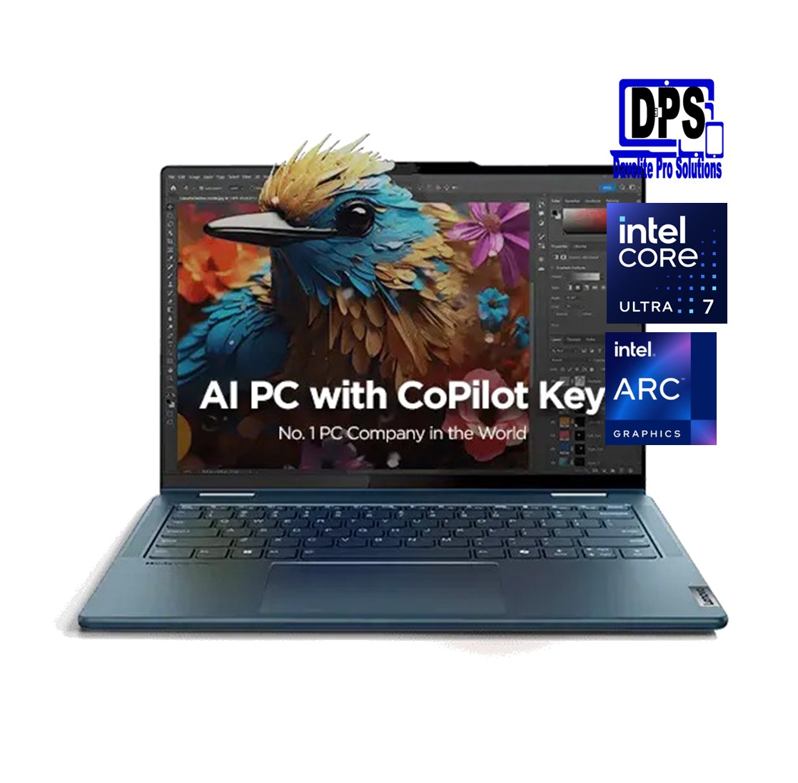 Lenovo Yoga 7 2-in-1 14IML9, Intel® Core™ Ultra 7 256V Processor, Intel® Arc™ Graphics, 16GB RAM, 512GB SSD (83JQ00BLUE)