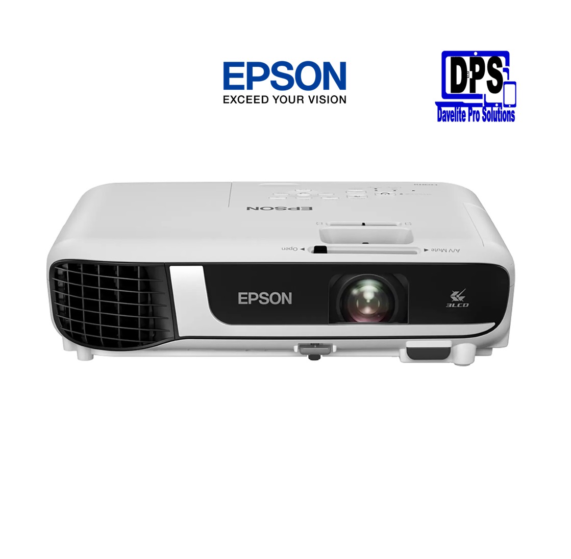 Epson EB-W51, WXGA 3LCD 4000 Lumens, Projector (EB-W51)