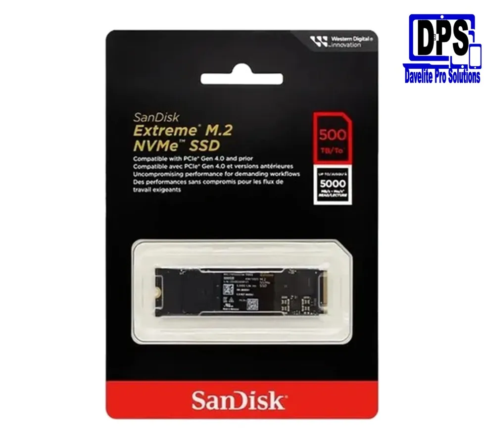 512GB NVMe M.2 PCIe SSD, Gen 4×4, (Samsung, Micron, SanDisk) – 5000MB/s - Image 2
